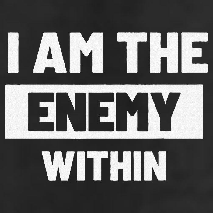I Am The Enemy Within Adult Drive Performance Visor