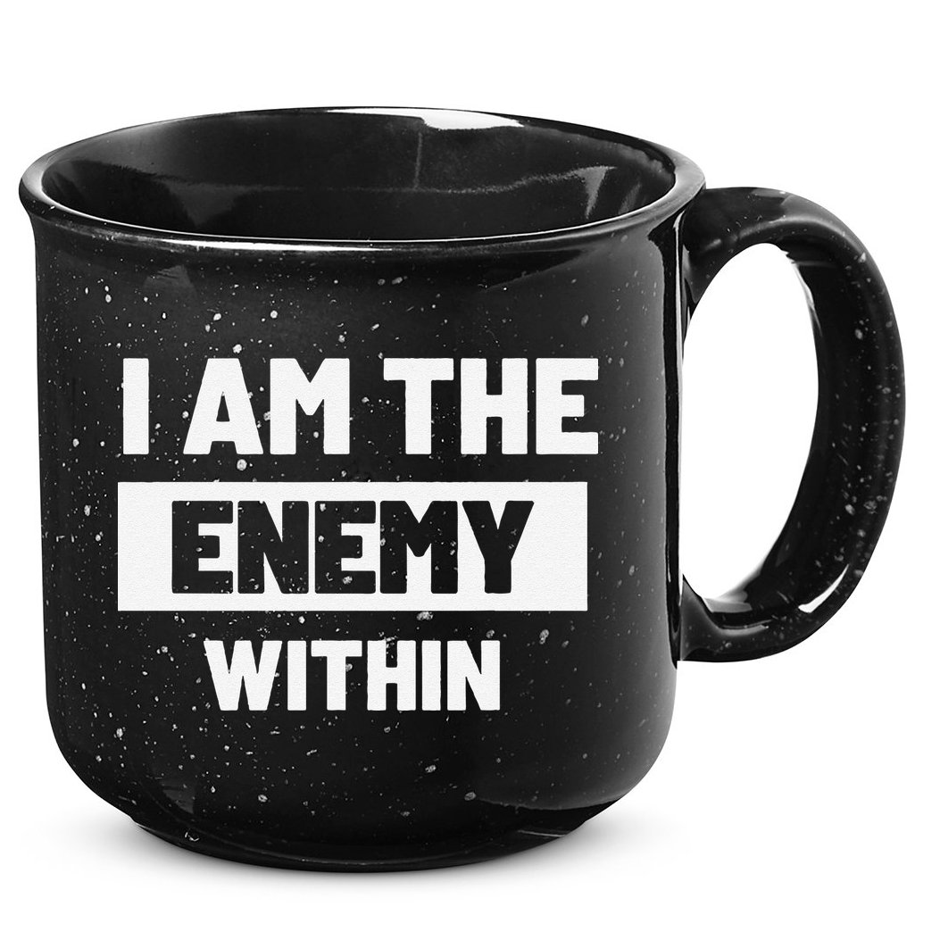 I Am The Enemy Within 15oz Campfire Ceramic Mug