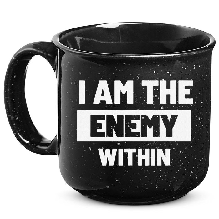 I Am The Enemy Within 15oz Campfire Ceramic Mug