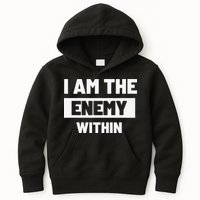I Am The Enemy Within Kids Hoodie