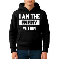 I Am The Enemy Within Kids Hoodie