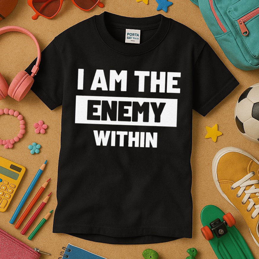 I Am The Enemy Within Kids T-Shirt