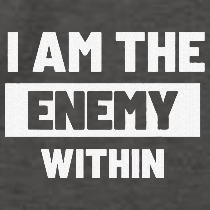 I Am The Enemy Within Vector Backpack