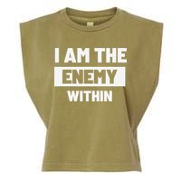 I Am The Enemy Within Garment-Dyed Women's Muscle Tee