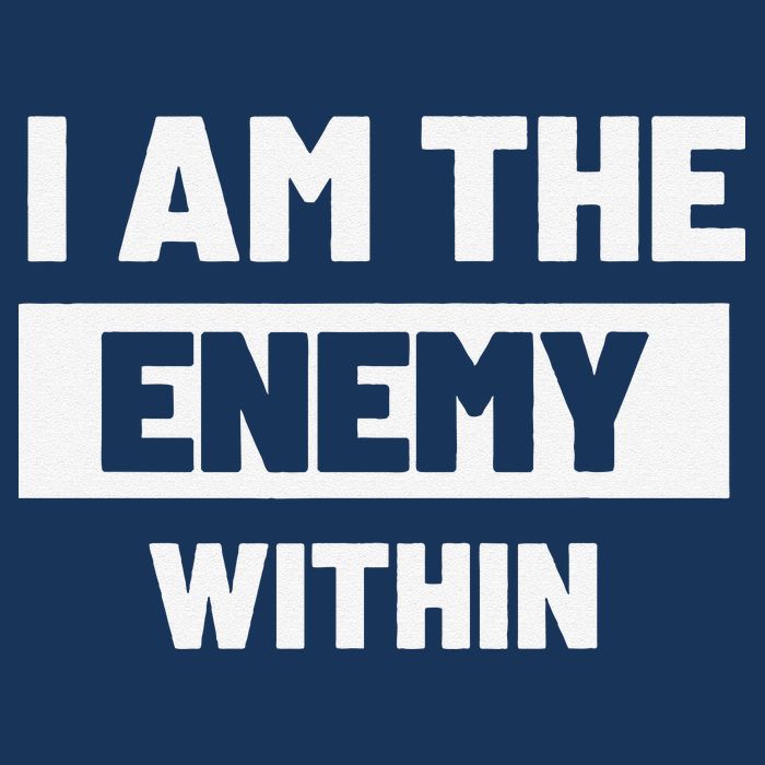 I Am The Enemy Within Infant Baby Jersey Bodysuit