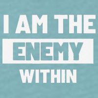 I Am The Enemy Within Sueded Cloud Jersey T-Shirt