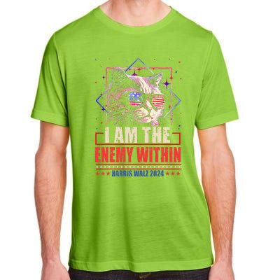 I Am The Enemy Within Kamala Harris 2024 Merch Adult ChromaSoft Performance T-Shirt