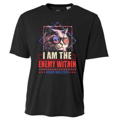 I Am The Enemy Within Kamala Harris 2024 Merch Cooling Performance Crew T-Shirt