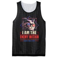 I Am The Enemy Within Kamala Harris 2024 Merch Mesh Reversible Basketball Jersey Tank