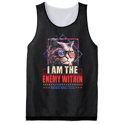 I Am The Enemy Within Kamala Harris 2024 Merch Mesh Reversible Basketball Jersey Tank