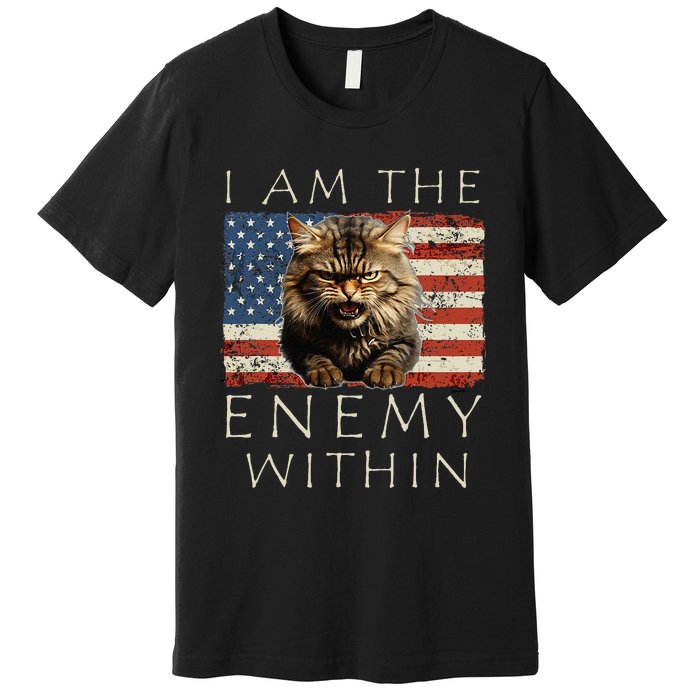 I Am The Enemy Within Kamala Harris 2024 Support Premium T-Shirt