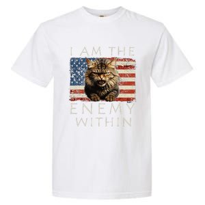 I Am The Enemy Within Kamala Harris 2024 Support Garment-Dyed Heavyweight T-Shirt