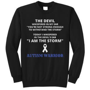 I Am The Storm Autism Warrior Autism Awareness Sweatshirt