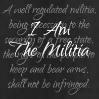 I Am The Militia Pro 2Nd Amendment Proud American 7 Panel Mesh Trucker Snapback Hat