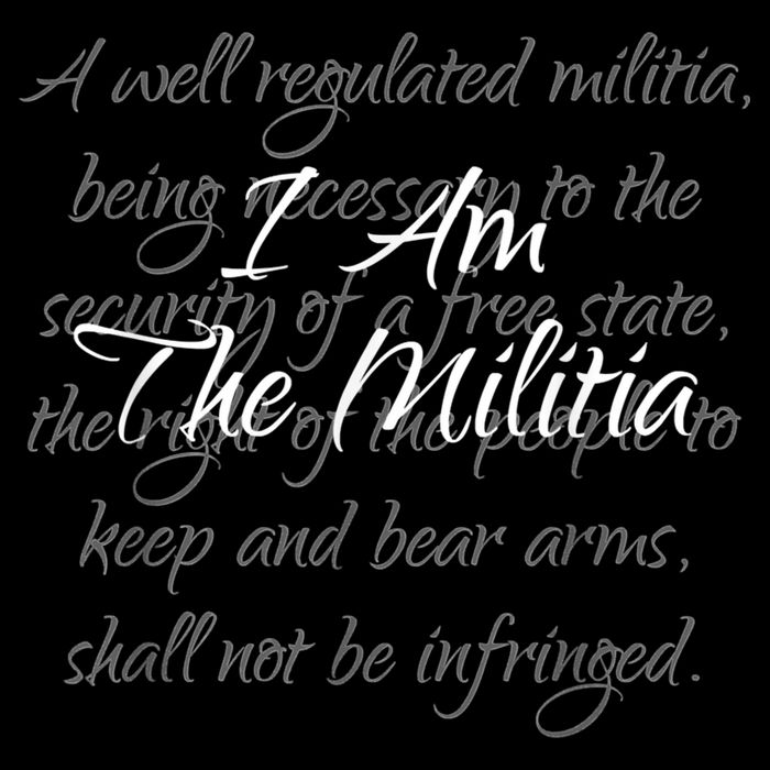 I Am The Militia Pro 2Nd Amendment Proud American Cooling Performance Crew T-Shirt