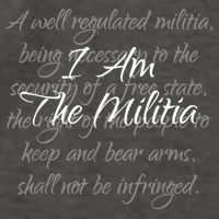 I Am The Militia Pro 2Nd Amendment Proud American Vector Backpack