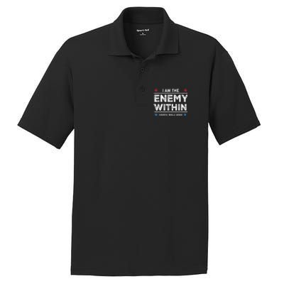 I Am The Enemy Within Harris Walz 2024 Merch PosiCharge RacerMesh Polo