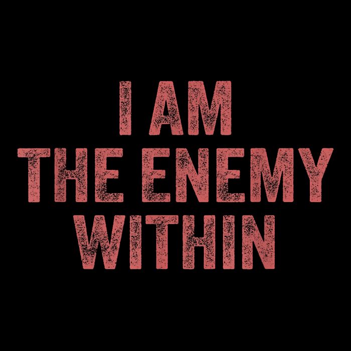 I Am The Enemy Within Pun Daily Commute Backpack