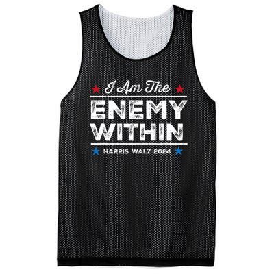 I Am The Enemy Within Mesh Reversible Basketball Jersey Tank