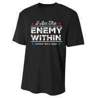 I Am The Enemy Within Performance Sprint T-Shirt