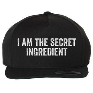 I Am The Secret Ingredient Funny Kitchen Cooking Cook Chef Wool Snapback Cap