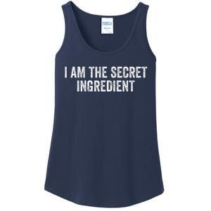 I Am The Secret Ingredient Funny Kitchen Cooking Cook Chef Ladies Essential Tank