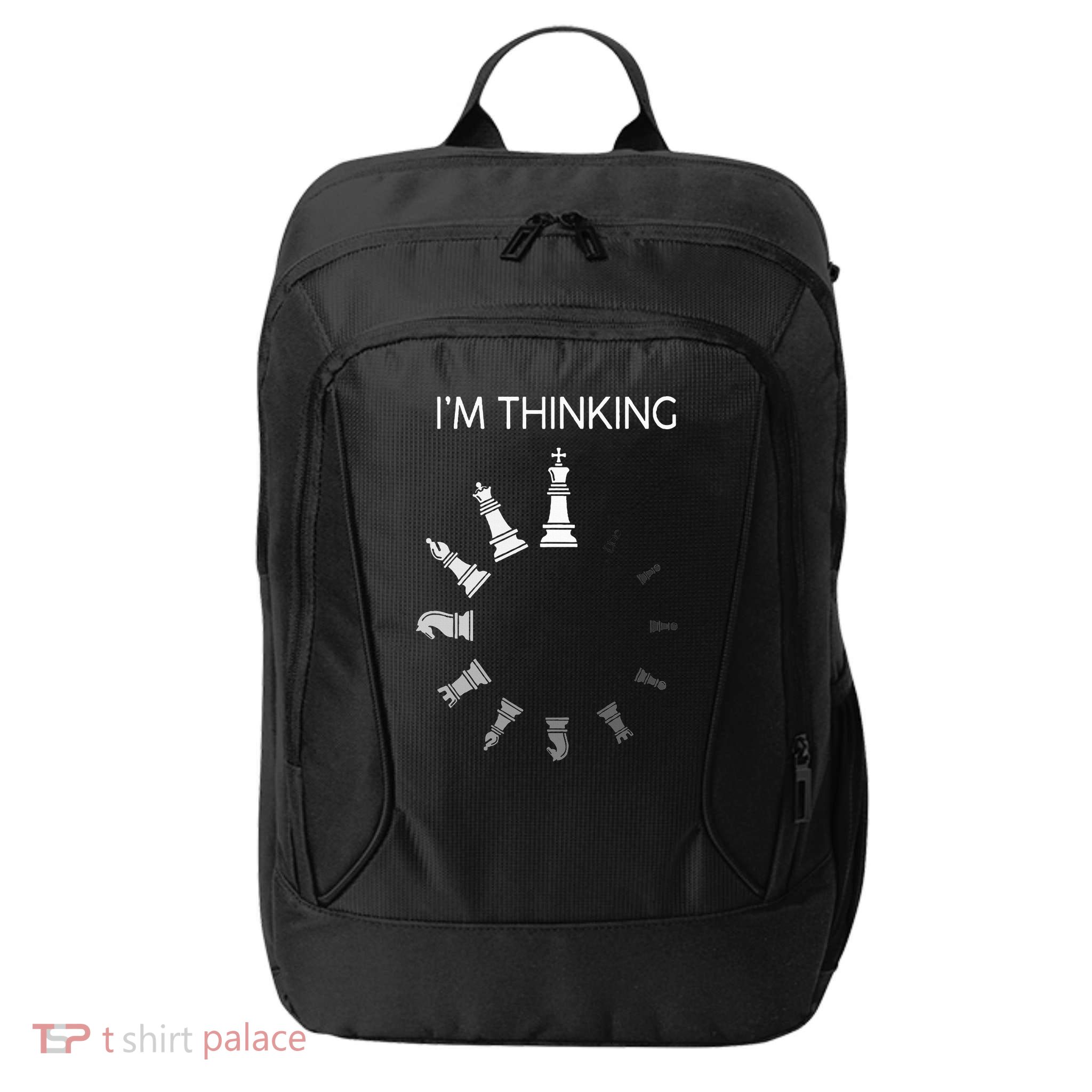 I am Thinking Chess Pieces I'm Thinking Chess Player Lover City Backpack