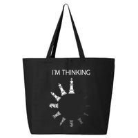 I am Thinking Chess Pieces I'm Thinking Chess Player Lover 25L Jumbo Tote