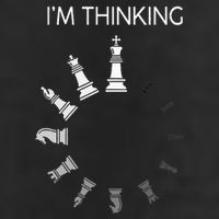 I am Thinking Chess Pieces I'm Thinking Chess Player Lover 25L Jumbo Tote