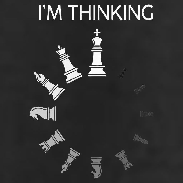 I am Thinking Chess Pieces I'm Thinking Chess Player Lover 25L Jumbo Tote