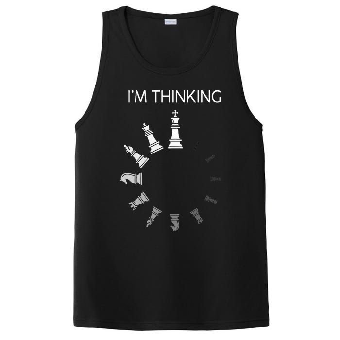 I am Thinking Chess Pieces I'm Thinking Chess Player Lover PosiCharge Competitor Tank