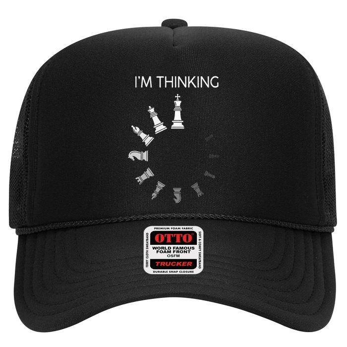 I am Thinking Chess Pieces I'm Thinking Chess Player Lover Hat