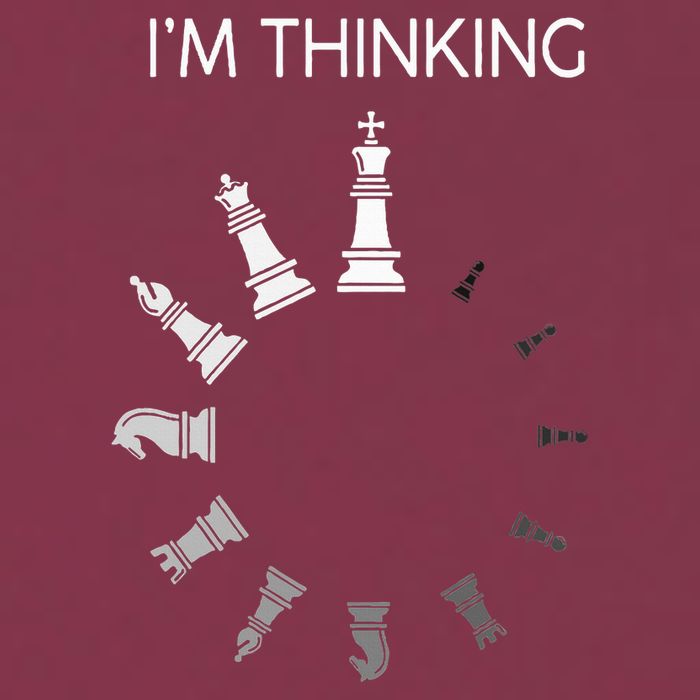 I am Thinking Chess Pieces I'm Thinking Chess Player Lover 16oz Travel Tumbler