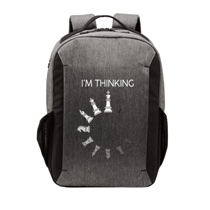 I am Thinking Chess Pieces I'm Thinking Chess Player Lover Vector Backpack
