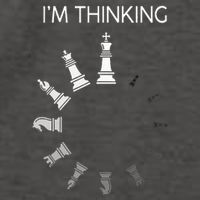 I am Thinking Chess Pieces I'm Thinking Chess Player Lover Vector Backpack