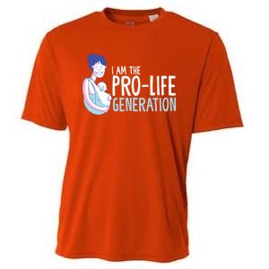 I Am The Prolife Generation Antiabortion Freedom Funny Gift Cooling Performance Crew T-Shirt