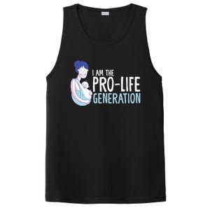 I Am The Prolife Generation Antiabortion Freedom Funny Gift PosiCharge Competitor Tank