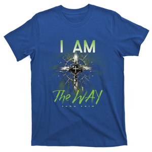 I Am The Way Christian Cross Of Jesus Christ Punk Art Design Gift T-Shirt