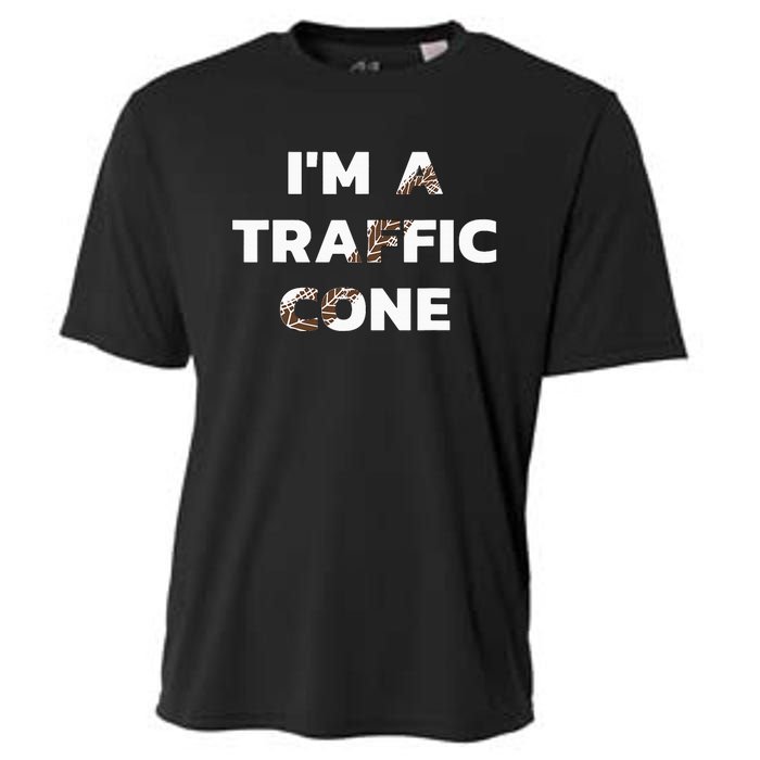 Im A Traffic Cone Adult Costume Cooling Performance Crew T-Shirt