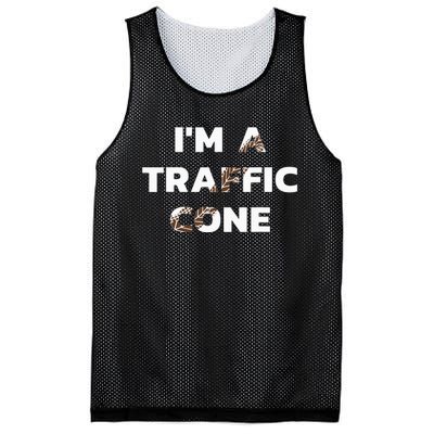 Im A Traffic Cone Adult Costume Mesh Reversible Basketball Jersey Tank