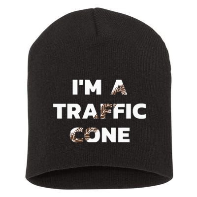 Im A Traffic Cone Adult Costume Short Acrylic Beanie