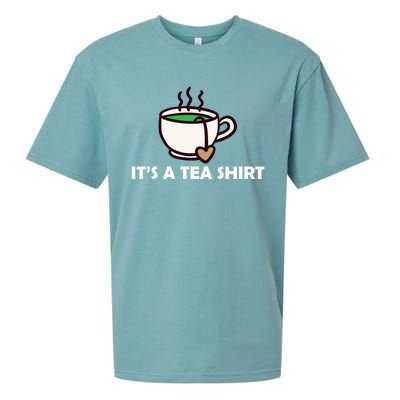 It's A Tea Cool Gift Tea Lover Food Pun Lover Meaningful Gift Sueded Cloud Jersey T-Shirt