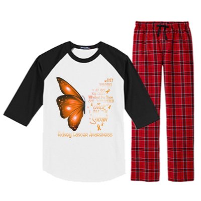 I Am The Storm Ney Cancer Awareness Butterfly Gift Raglan Sleeve Pajama Set