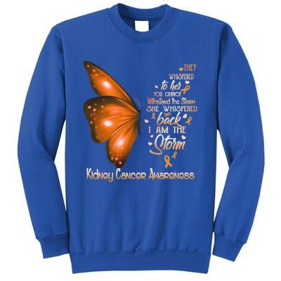 I Am The Storm Ney Cancer Awareness Butterfly Gift Sweatshirt