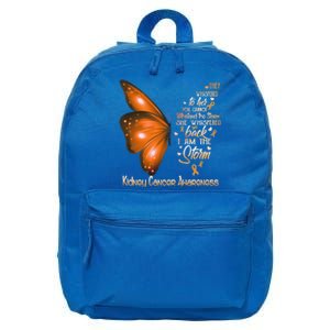 I Am The Storm Ney Cancer Awareness Butterfly Gift 16 in Basic Backpack