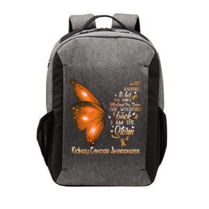 I Am The Storm Ney Cancer Awareness Butterfly Gift Vector Backpack