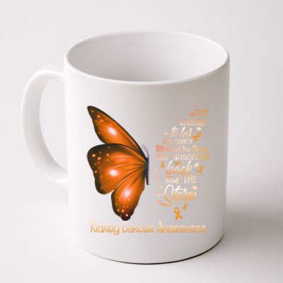 I Am The Storm Ney Cancer Awareness Butterfly Gift Coffee Mug