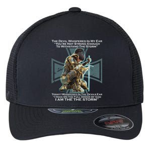 I Am The Storm Female Knight Warrioress Flexfit Unipanel Trucker Cap