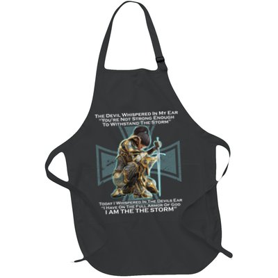 I Am The Storm Female Knight Warrioress Full-Length Apron With Pockets