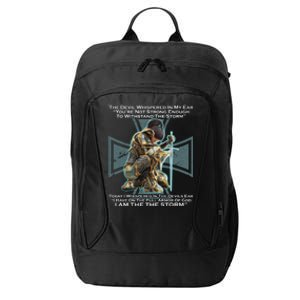 I Am The Storm Female Knight Warrioress City Backpack